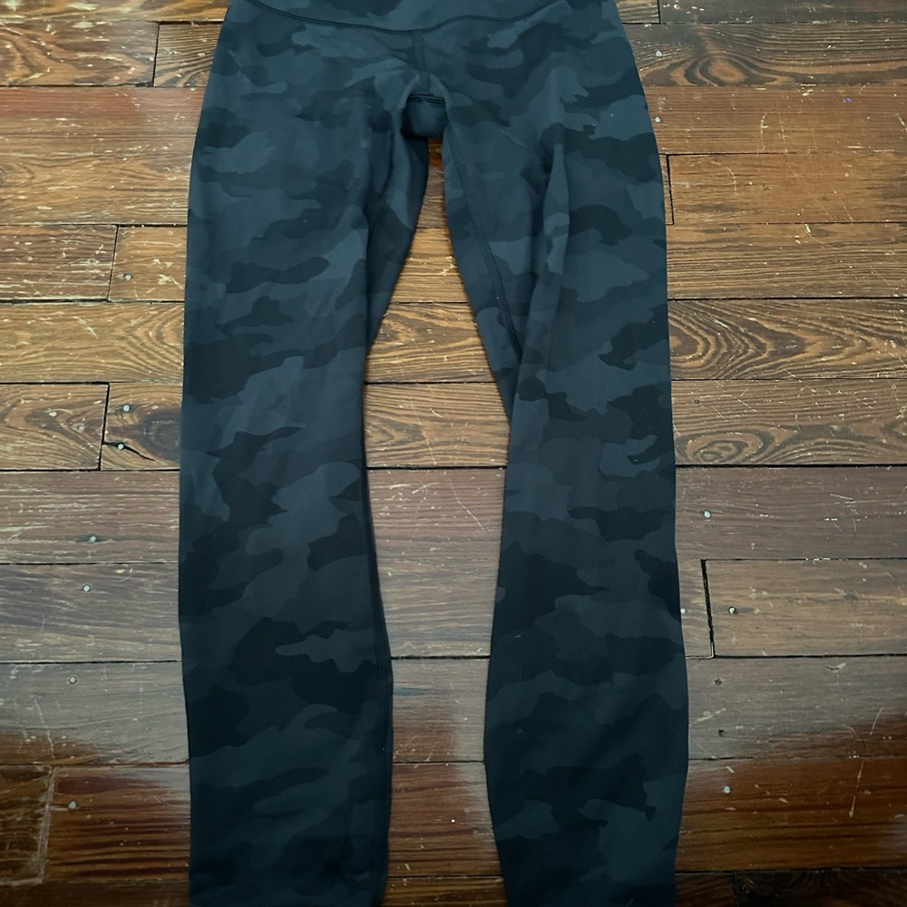 lululemon athletica Black Camo Leggings